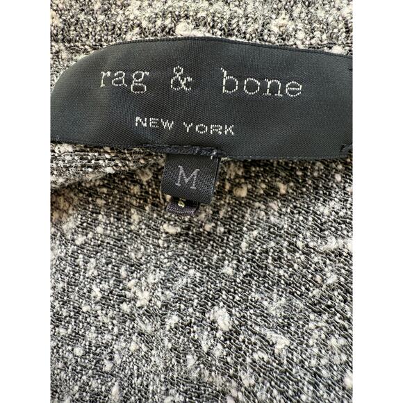 RAG & BONE Gray Silk Blend V Neck Long Sleeve Cardigan M - Picture 5 of 8